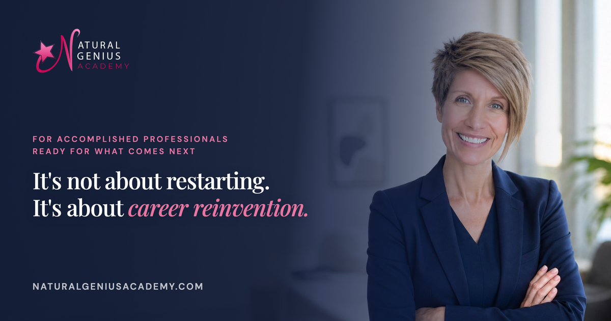 Natural Genius Academy · Reinvent your career with confidence