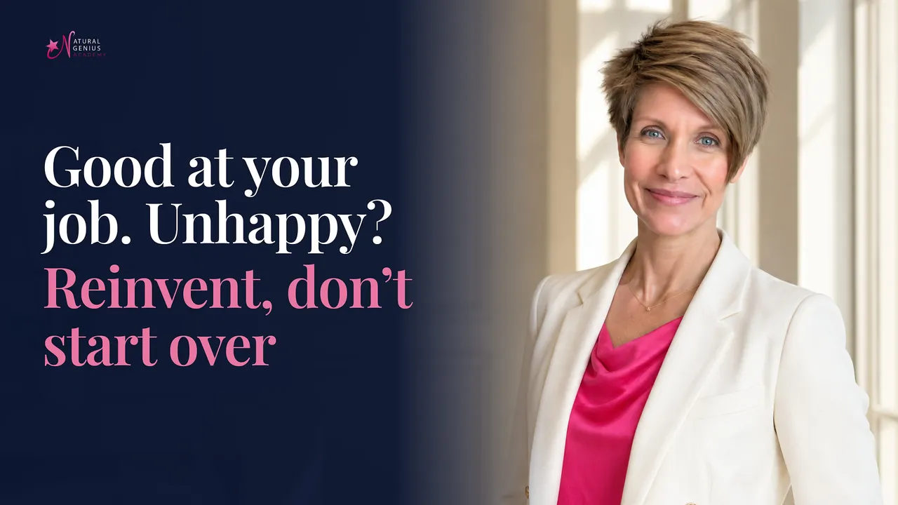 Anji Hallewell, The Self-Authored Career episode 1: Good at Your Job But Unhappy at Work? Why Reinvention Is the New Job Security