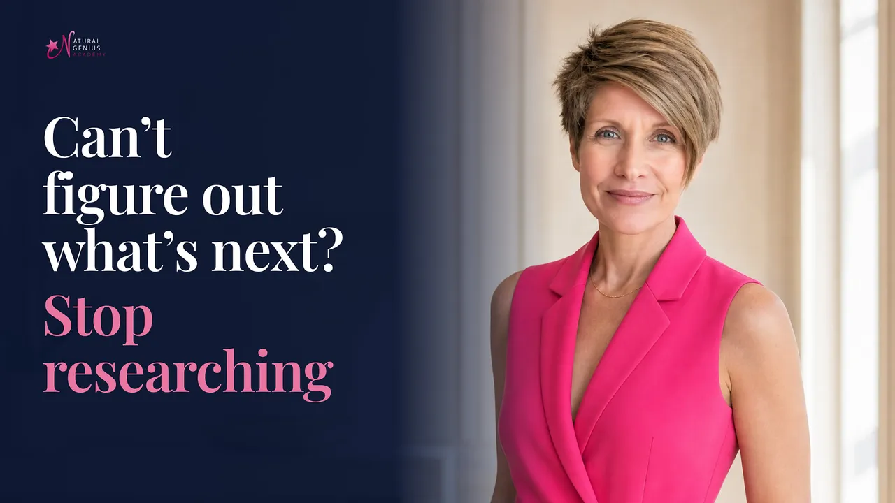 Anji Hallewell, The Self-Authored Career episode 4: Can't Figure Out What's Next in Your Career? Stop Researching and Do This First